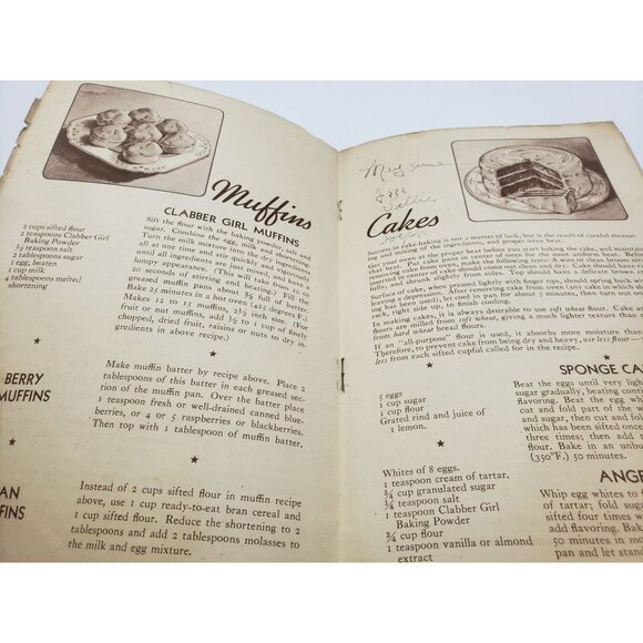 Clabber Girl Baking Powder Company Booklet Recipes 1930s Vintage - Picture 7 of 13